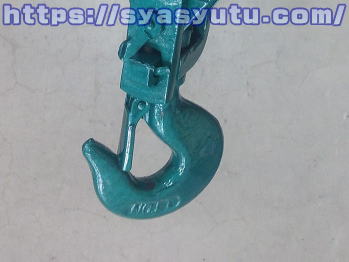 天井クレーン（チェーンブロック）での事故