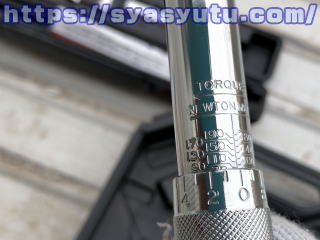 プリセット型トルクレンチ