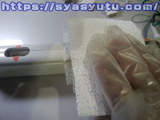 イオナイザーの外装の清掃